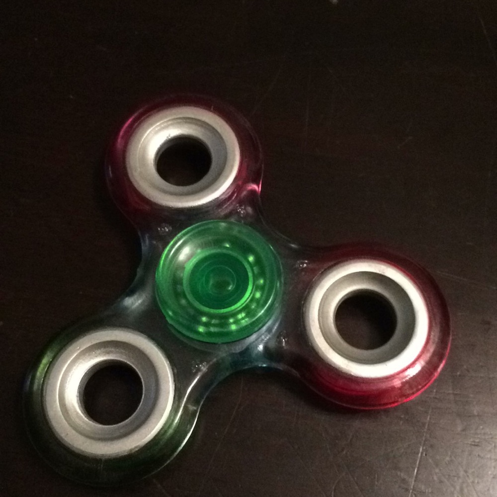 Pink And Green Mixed Fidget Spinner Pre-Owned